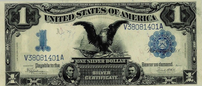 1899 One Dollar Silver Certificate