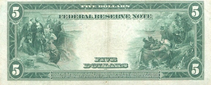 1914 5 Dollar Bill