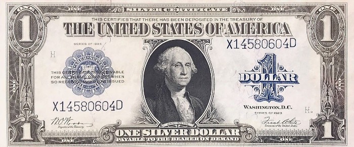 1923 One Dollar Silver Certificate