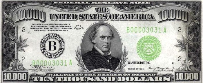 1934 10000 Dollar Bill