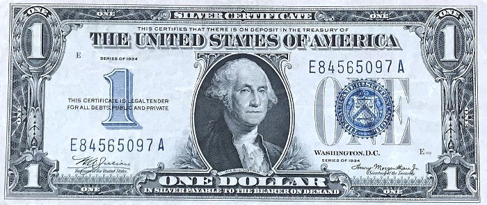 Silver Certificate Dollar Bill Value Chart