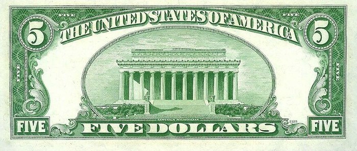 Circulated $5 1950 US Federal Reserve Small Notes for sale