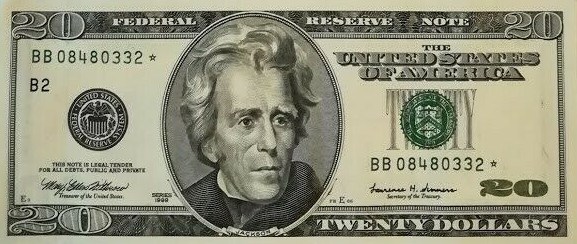 1999 20 Dollar Bill