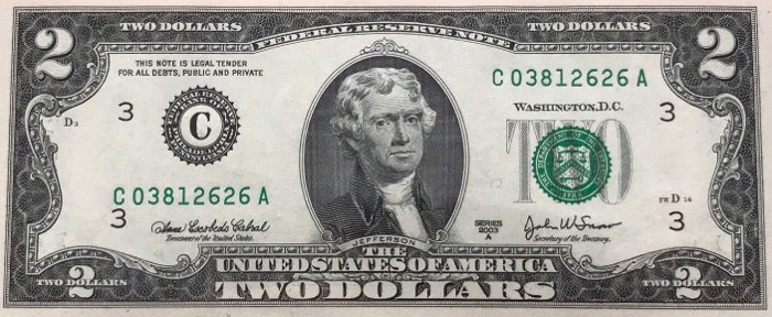 2003 2 Dollar Bill | Learn the Value of This Bill