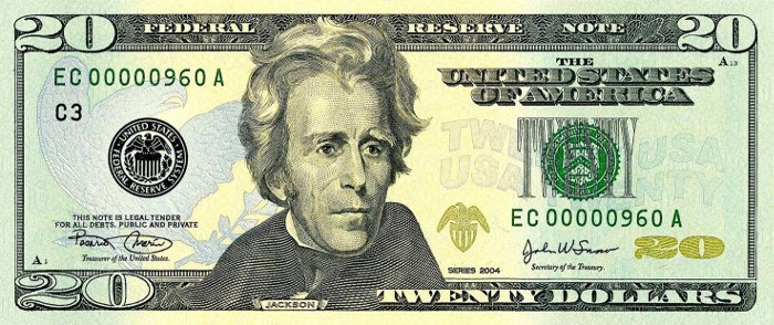 2004 20 Dollar Bill