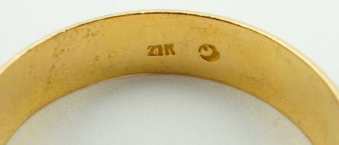 21K Gold Stamp