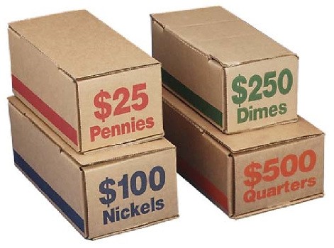 Coin Roll Boxes