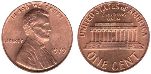 Lincoln Memorial Copper Cent