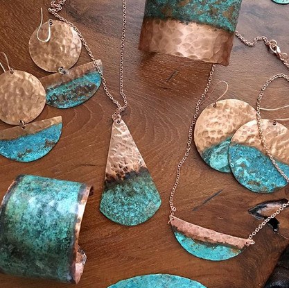 Patina Copper Jewelry