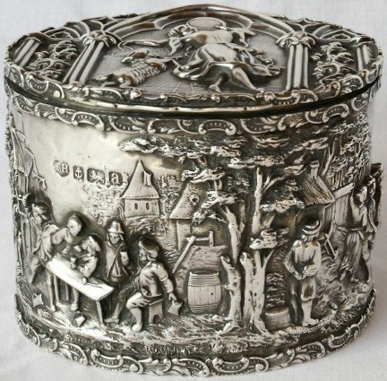 Silver Tea Caddy