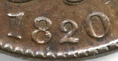 1820 Large Cent Large Date