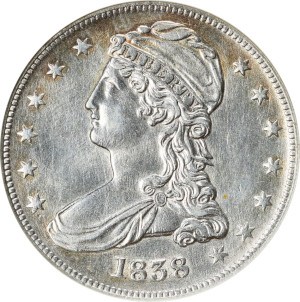 1838 Half Dollar
