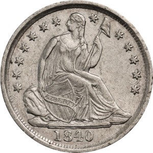 1840 Half Dime