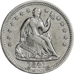 1841 Half Dime