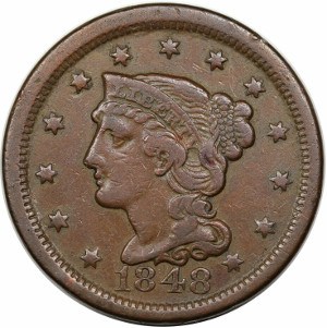 1848 Large Cent