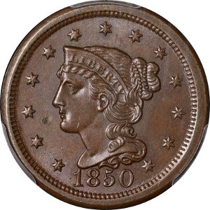 1850 Large Cent