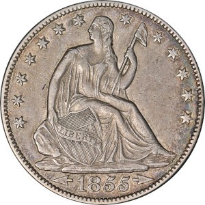 1855 Half Dollar