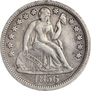 1856 Dime