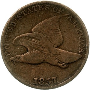 1857 Flying Eagle Penny