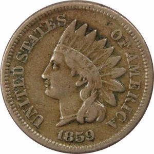 1859 Indian Head Penny