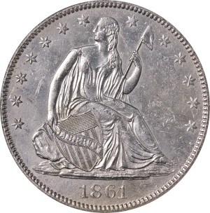 1861 Half Dollar
