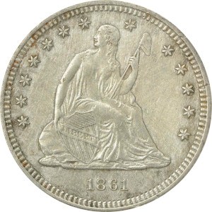 1861 Quarter