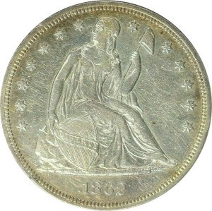 1862 Silver Dollar