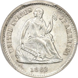 1863 Half Dime