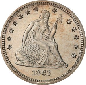 1863 Quarter