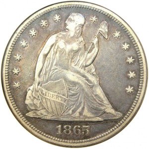1865 Silver Dollar