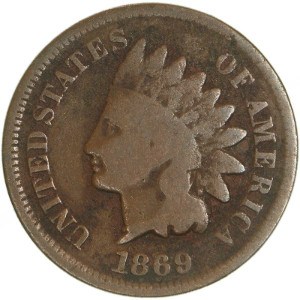 1869 Indian Head Penny
