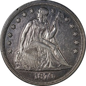 1870 Silver Dollar