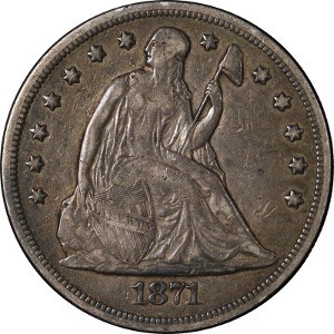 1871 Silver Dollar