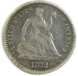 1872 Half Dime