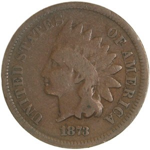 1873 Indian Head Penny