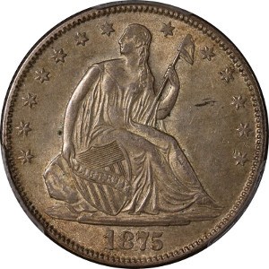 1875 Half Dollar