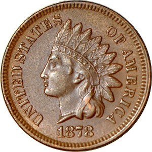 1878 Indian Head Penny