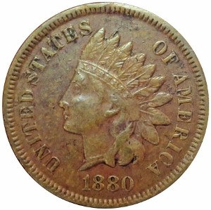 1880 Indian Head Penny