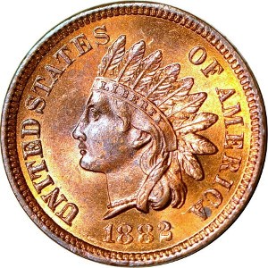 1882 Indian Head Penny