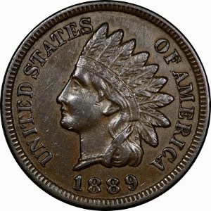 1889 Indian Head Penny