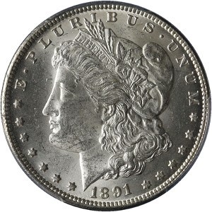1891 Silver Dollar