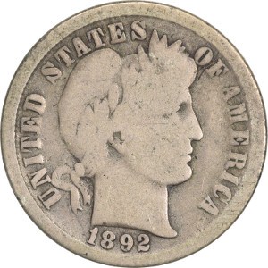 1892 Dime