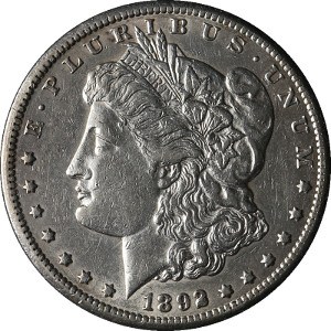 1892 Silver Dollar