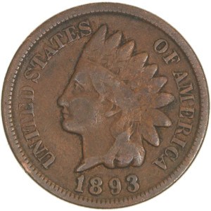 1893 Indian Head Penny