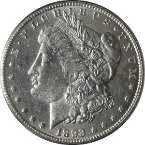 1893 Silver Dollar