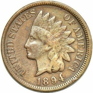 1894 Indian Head Penny