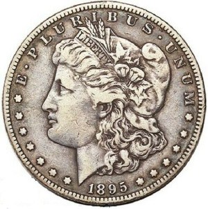 1895 Silver Dollar