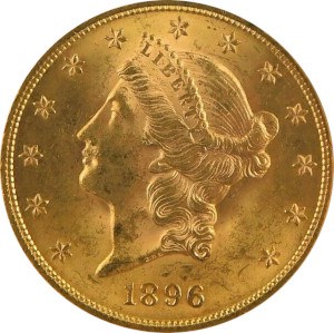 1896 Liberty Head Double Eagle