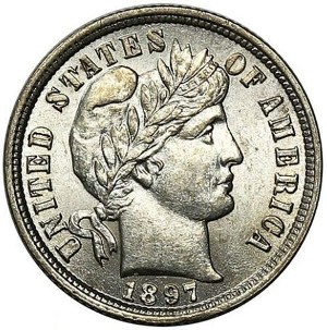 1897 Dime