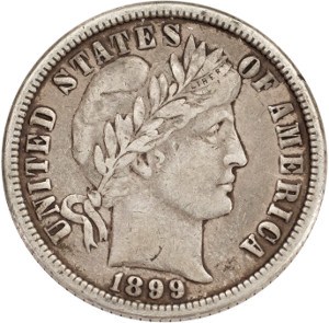 1899 Dime